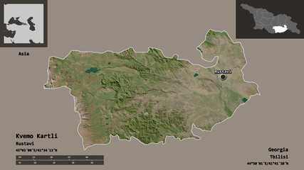 Kvemo Kartli, region of Georgia,. Previews. Satellite