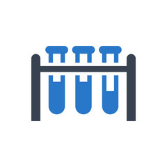 Chemical tubes icon