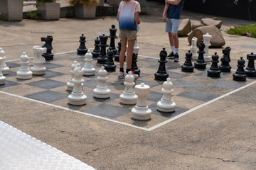 タスマニアのホバートの巨大なチェス