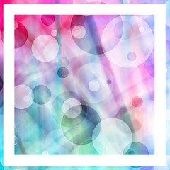 Abstract Blurred Rainbow Background in Vibrant Light Colours