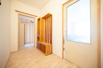 Empty room in new flat apartment, light, space.
