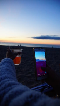 Instagram  : Ap&eacute;ro sur la plage
