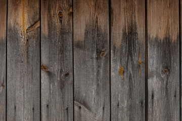 Wooden background. Wall mural with wood texture. Copy space, top view, flat lay.