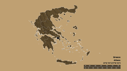 Location of Ionian Islands, decentralized administration of Greece,. Administrative