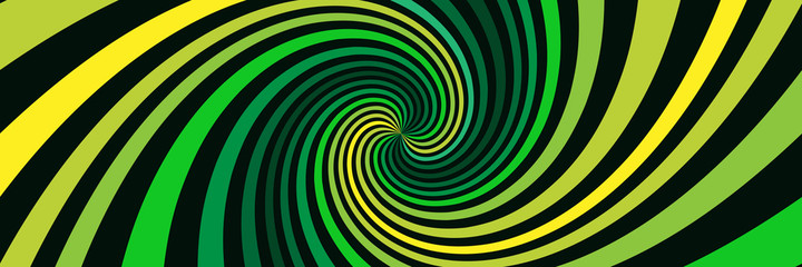 Background with green spirals	