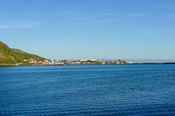 island in the sea, in Sweden Scandinavia North Europe , taken in nordkapp, europe