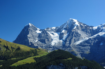 Eiger and Monch, Switzerland