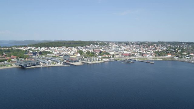 The South Norwegian city Larvik