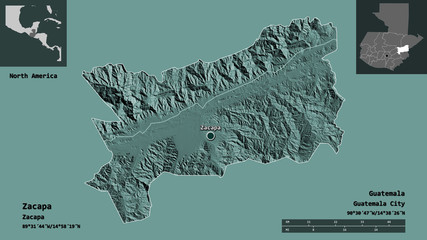 Zacapa, department of Guatemala,. Previews. Administrative © Yarr65