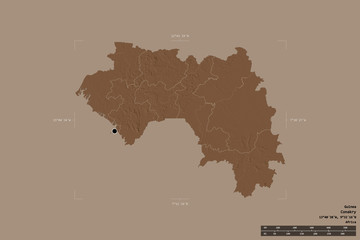 Regional division of Guinea. Administrative