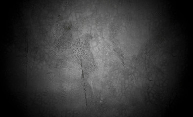Old wall texture cement dark black gray  background abstract grey color design are light with white gradient background.