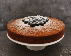 Whole Blueberry Sponge cake