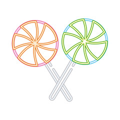 sweet lollipop halloween neon style icon