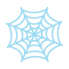 halloween spider net neon style icon