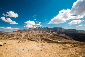 Iran, Badab Soort, prowincja Mazandaran,  skalne tarasy,krajobraz, pustynia, góra, niebo,chmura, chmura, droga, krajobrazowy, kamienie, panorama, bezdroża, wulkan,  beuty, canion, czerwień, piach, © jakub