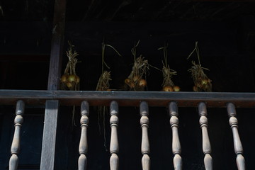 Asturias.  Bueño, the beautiful villlage of Horreos in Oviedo, Asturias. Spain