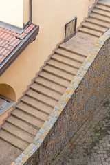 Diagonal Staircase Exterior