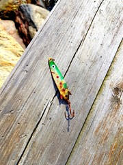 Old rusty fishing lure