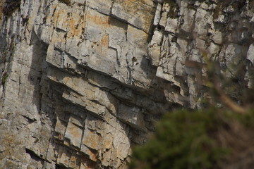 Asturias. The Cape Peñas.Cliffs landscape in Spain