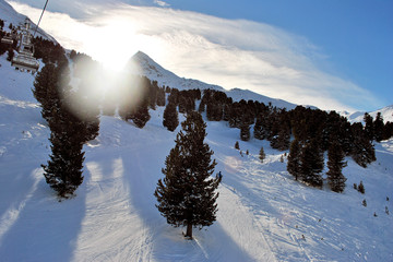 Obergurgl Hochgurgl Otztal Ski resort in the Western Tyrol Austrian Alps Austria
