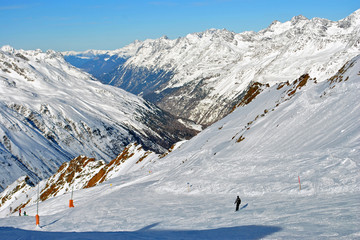 Obergurgl Hochgurgl Otztal Ski resort in the Western Tyrol Austrian Alps Austria