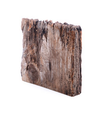 A pile of wood fire kindling isolated on a white background