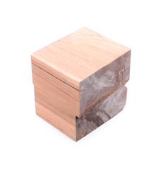 A scrap wood pile with protruding