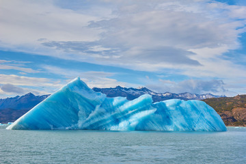 Hielo, lago iceberg