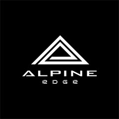 Alpine edge logo design