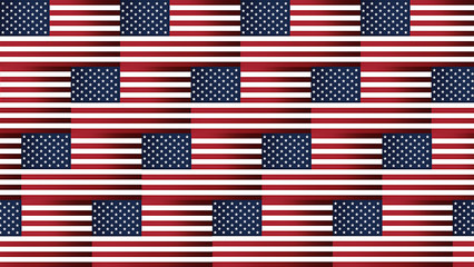Fototapeta premium American Flag Banner