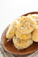 homemade Japanese tofu refuse and potato croquette