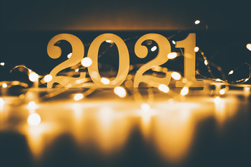 Happy new year 2021 background.