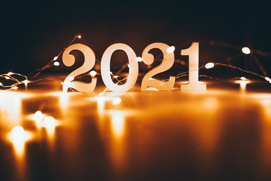 Happy new year 2021 background.