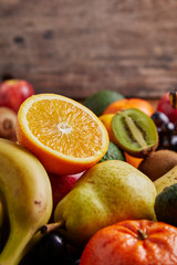 Fresh Fruits from the Organic Market.