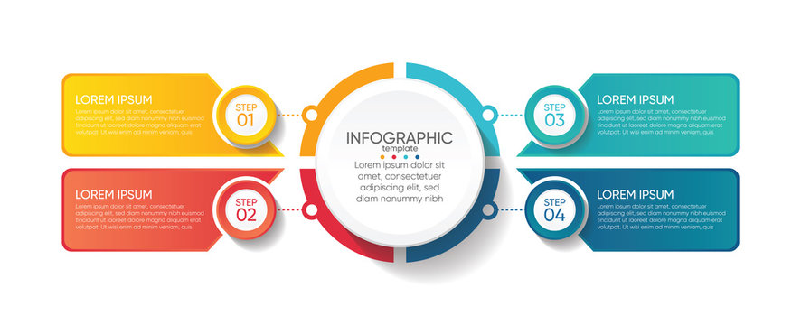 Presentation Business Abstract Background Infographic Template