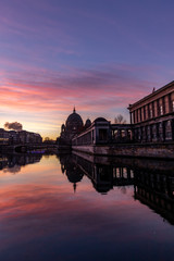Sunrise in Berlin city Museumsinsel