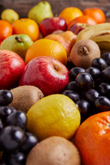 Naklejka na ściany i meble Fresh Fruits from the Organic Market.