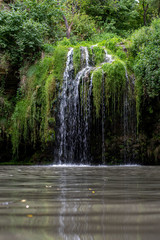Beautiful waterfall in Ukraine named Burbun