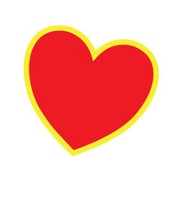 colorful heart shaped heart