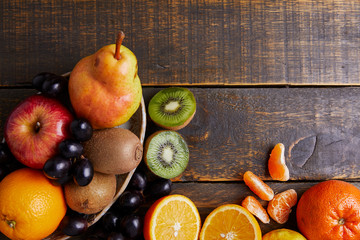 Fresh Fruits from the Organic Market.