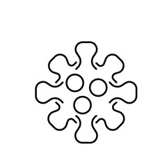 Simple Set of Coronavirus ,Vector, Outline, Icons
