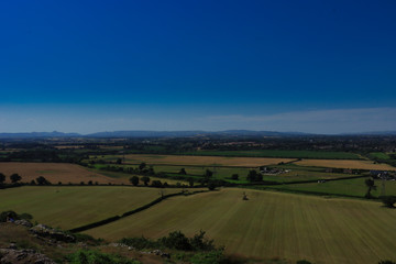 View of distant shropshire hills
