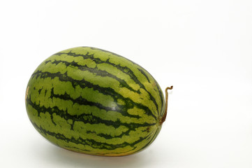 Wassermelone Frucht am Stück auf neutralem Hintergrund