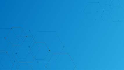 Vector hexagons pattern. Geometric abstract background with simple hexagonal elements., Abstract background with dynamic effect. Vector illustration for design.