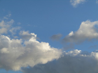 Obraz premium blue sky with clouds