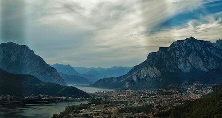 panorama of the mountains