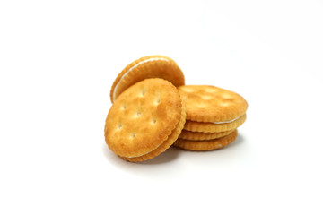 Sandwich cookies with vanilla fill