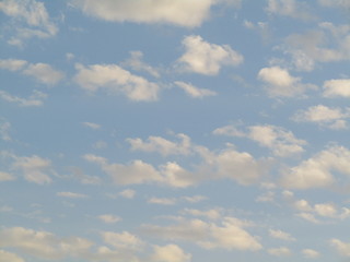 blue sky with clouds
