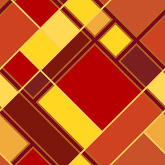 Patchwork, mosaic and geometric elements, seamless pattern.