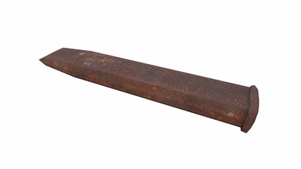 Chisel for Metal Low-poly 3D model